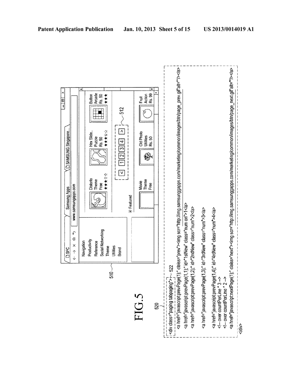 METHOD AND APPARATUS FOR PROVIDING USER INTERFACE FOR INTERNET SERVICE - diagram, schematic, and image 06