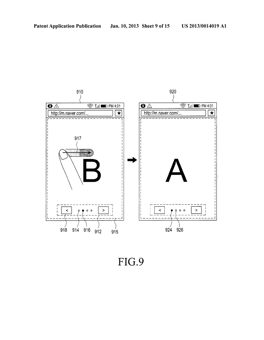 METHOD AND APPARATUS FOR PROVIDING USER INTERFACE FOR INTERNET SERVICE - diagram, schematic, and image 10