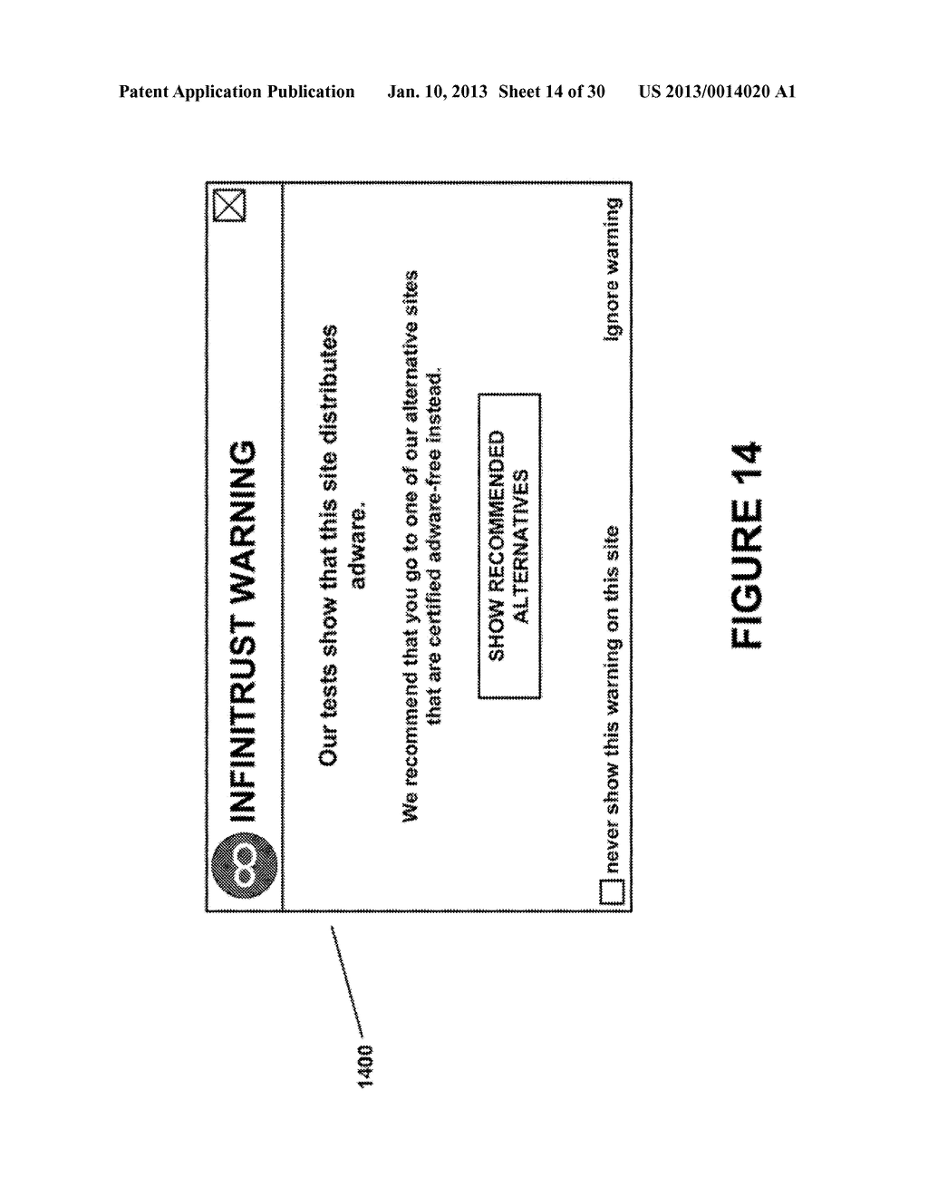 INDICATING WEBSITE REPUTATIONS DURING WEBSITE MANIPULATION OF USER     INFORMATION - diagram, schematic, and image 15