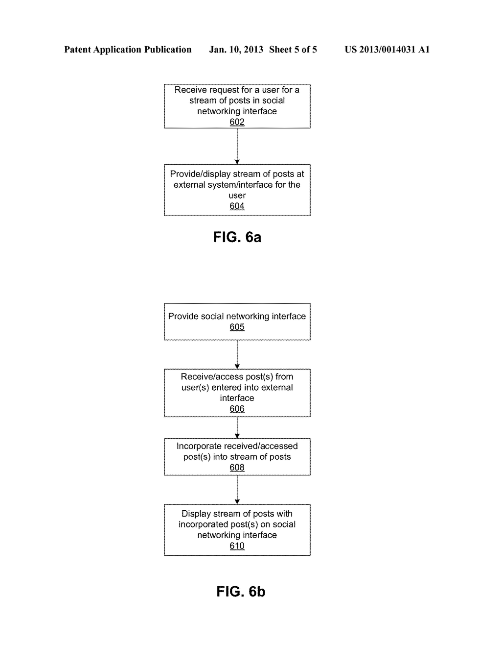 Interface For Sharing Posts About A Live Online Event Among Users Of A     Social Networking System - diagram, schematic, and image 06