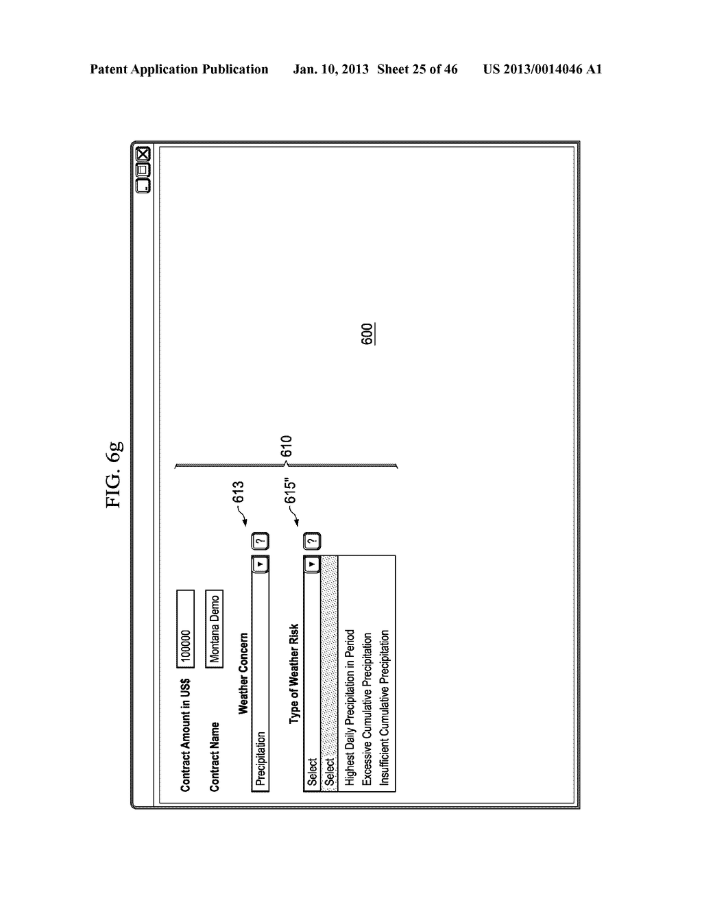 SYSTEMS, COMPUTER IMPLEMENTED METHODS, GEOGRAPHIC WEATHER-DATA SELECTION     INTERFACE DISPLAY, AND COMPUTER READABLE MEDIUM HAVING PROGRAM PRODUCTS     TO GENERATE USER-CUSTOMIZED VIRTUAL WEATHER DATA AND USER-CUSTOMIZED     WEATHER-RISK PRODUCTS RESPONSIVE THERETO - diagram, schematic, and image 26