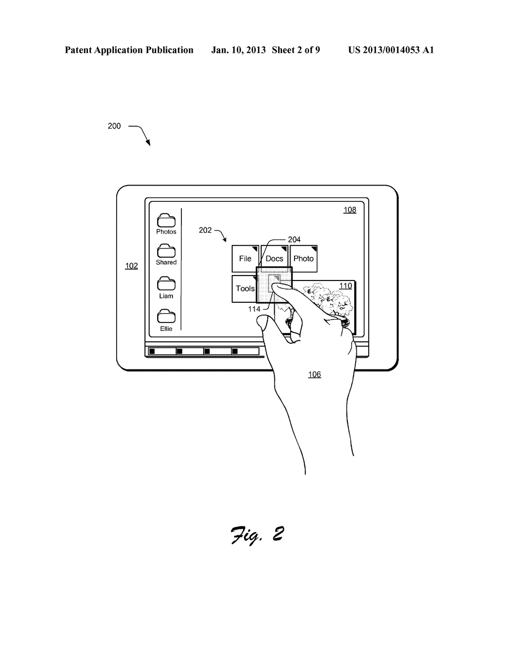 Menu Gestures - diagram, schematic, and image 03