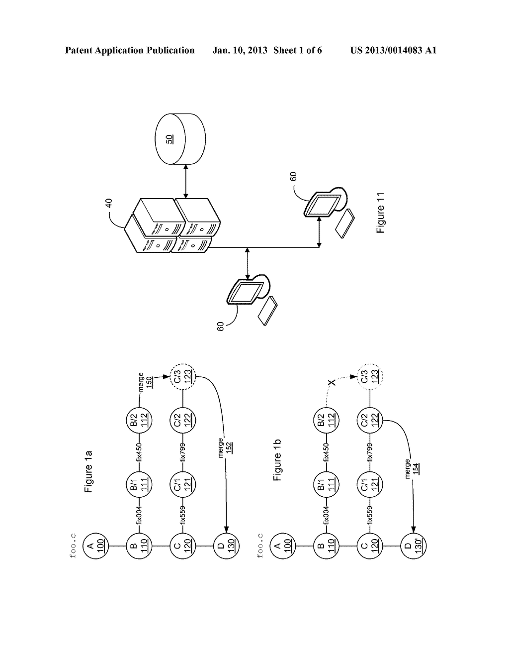 AUTOMATED MERGING IN A SOFTWARE DEVELOPMENT ENVIRONMENT - diagram, schematic, and image 02