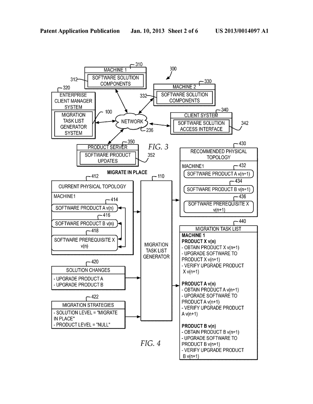 GENERATING A CUSTOMIZED SET OF TASKS FOR MIGRATION OF A DEPLOYED SOFTWARE     SOLUTION - diagram, schematic, and image 03