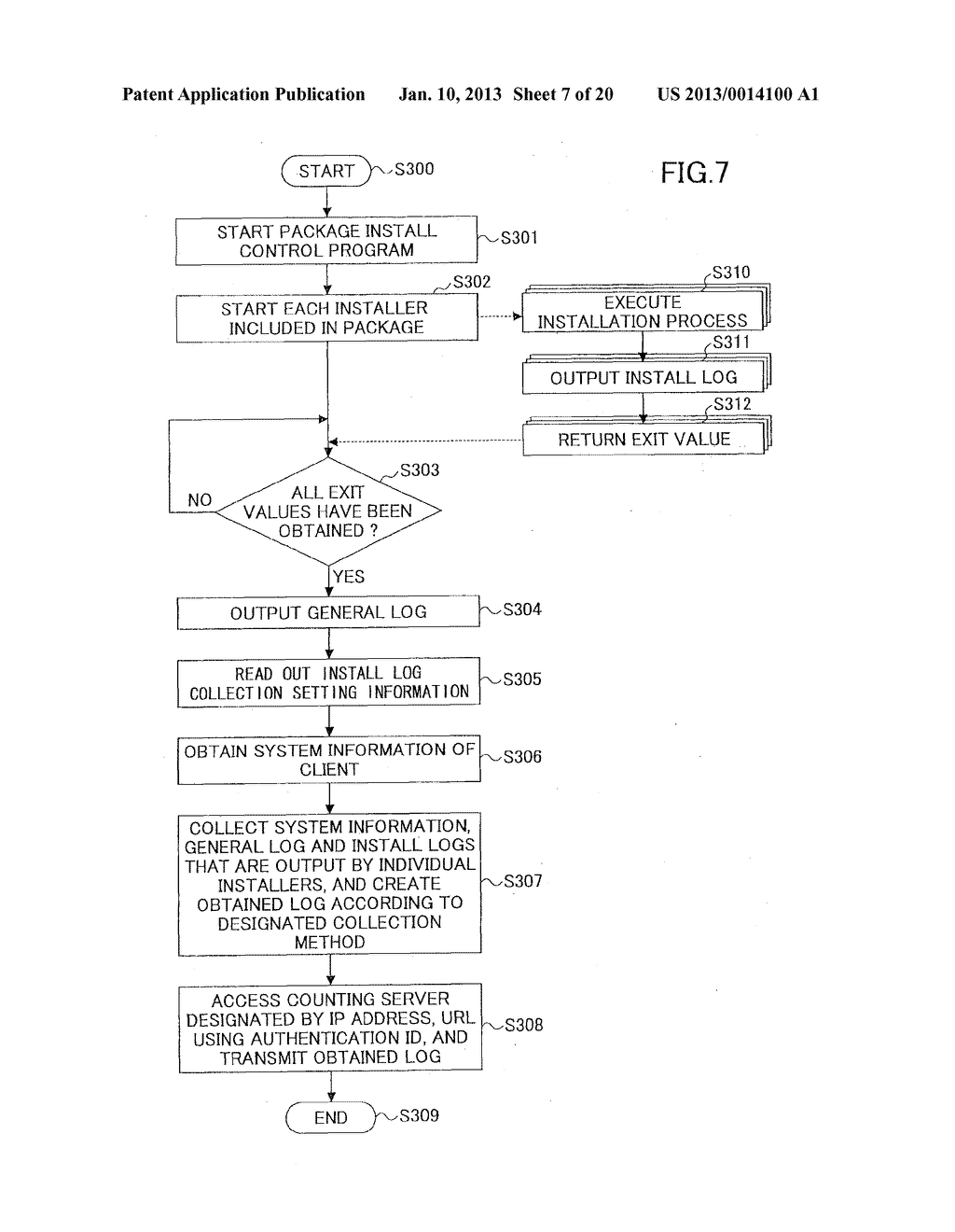 NON-TRANSITORY COMPUTER READABLE INFORMATION RECORDING MEDIUM, LOG     COUNTING APPARATUS AND PACKAGE CREATION METHOD - diagram, schematic, and image 08