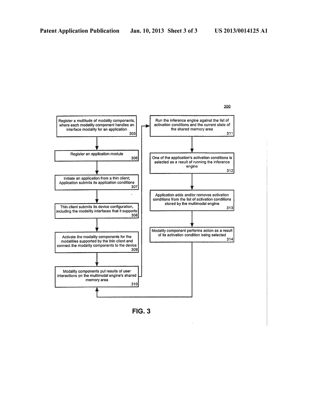 MANAGING APPLICATION INTERACTIONS USING DISTRIBUTED MODALITY COMPONENT - diagram, schematic, and image 04