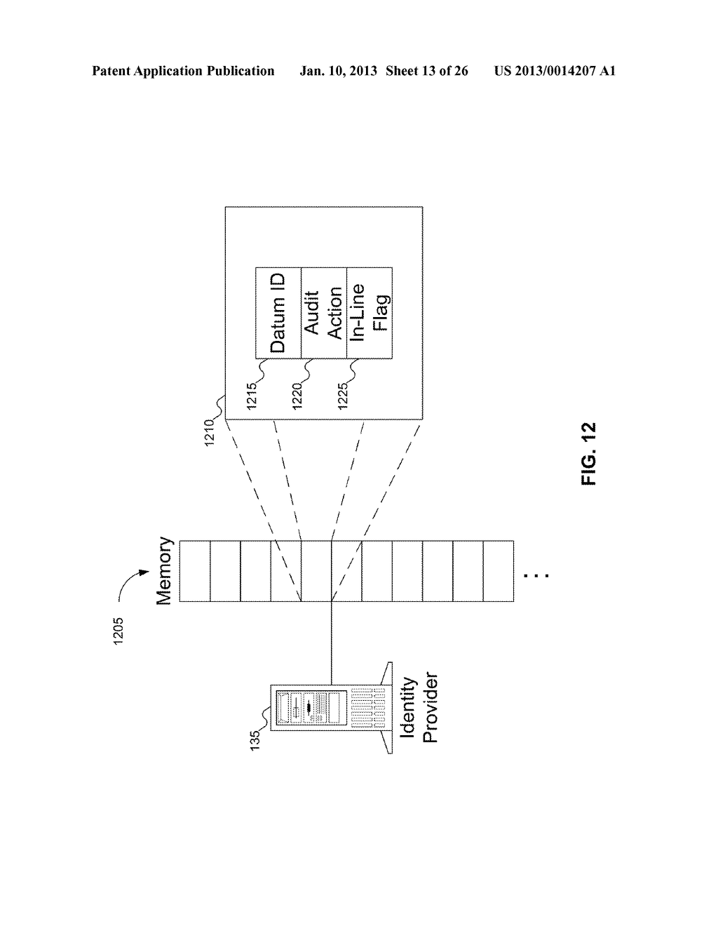 POLICY-BASED AUDITING OF IDENTITY CREDENTIAL DISCLOSURE BY A SECURE TOKEN     SERVICE - diagram, schematic, and image 14