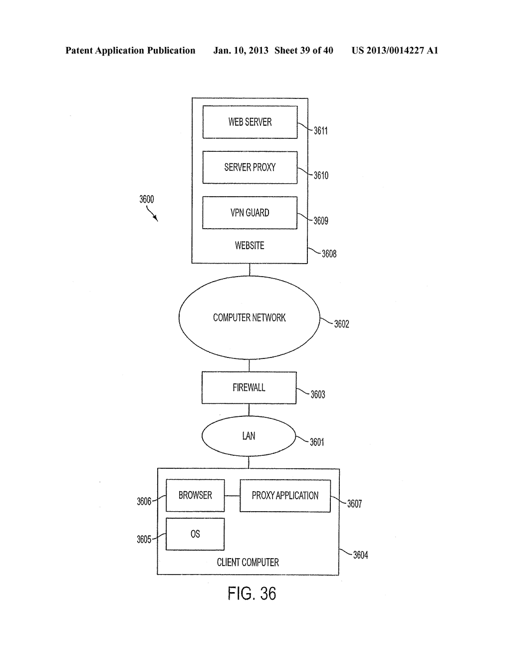 SYSTEM AND METHOD EMPLOYING AN AGILE NETWORK PROTOCOL FOR SECURE     COMMUNICATIONS USING SECURE DOMAIN NAMES - diagram, schematic, and image 40