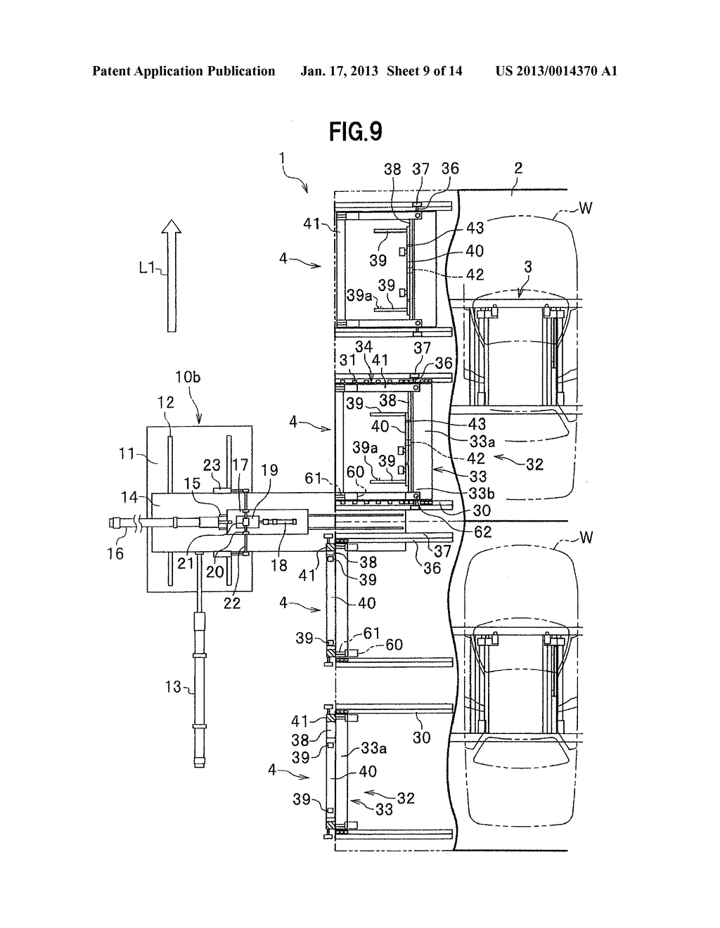 VEHICLE BODY ASSEMBLY LINE AND METHOD FOR ASSEMBLING VEHICLE BODYAANM Shimizu; KenjiAACI TokyoAACO JPAAGP Shimizu; Kenji Tokyo JP - diagram, schematic, and image 10