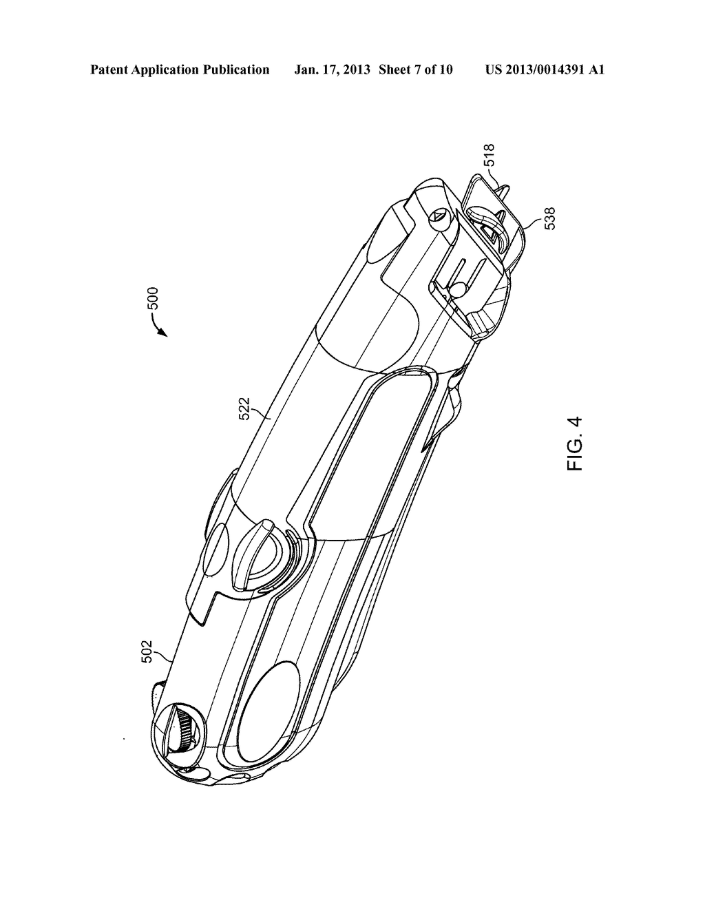 Adjustable Utility Knife - diagram, schematic, and image 08