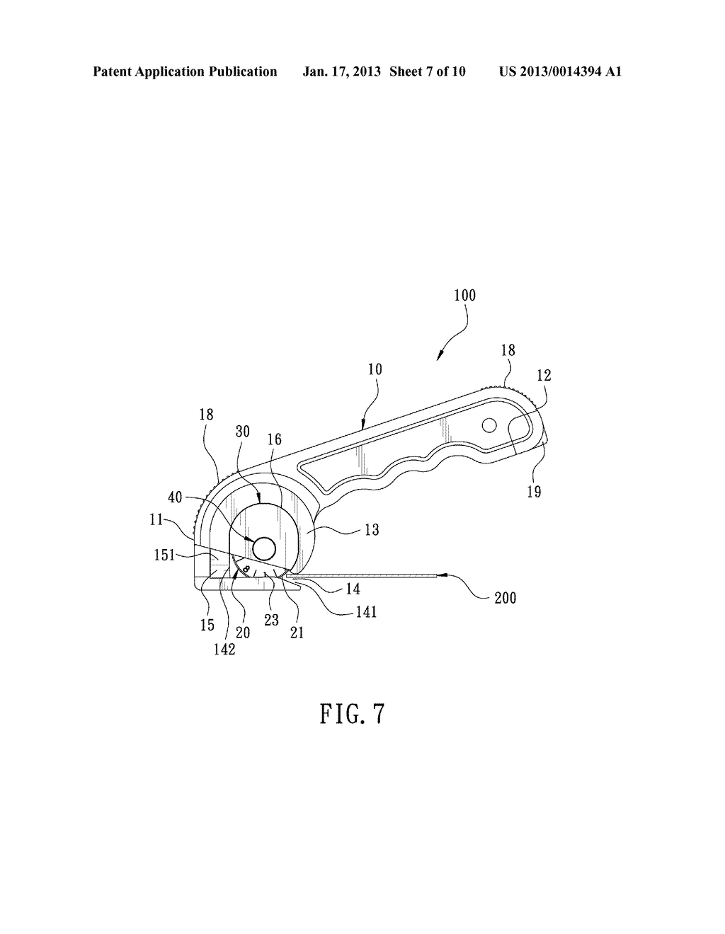 CUTTER FOR WOVEN BELTSAANM YU CHEN; Hsiu-ManAACI Taichung CityAACO TWAAGP YU CHEN; Hsiu-Man Taichung City TW - diagram, schematic, and image 08