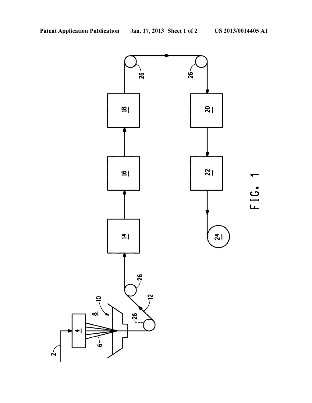 PRODUCTION OF AND DRYING OF COPOLYMER FIBERS - diagram, schematic, and image 02