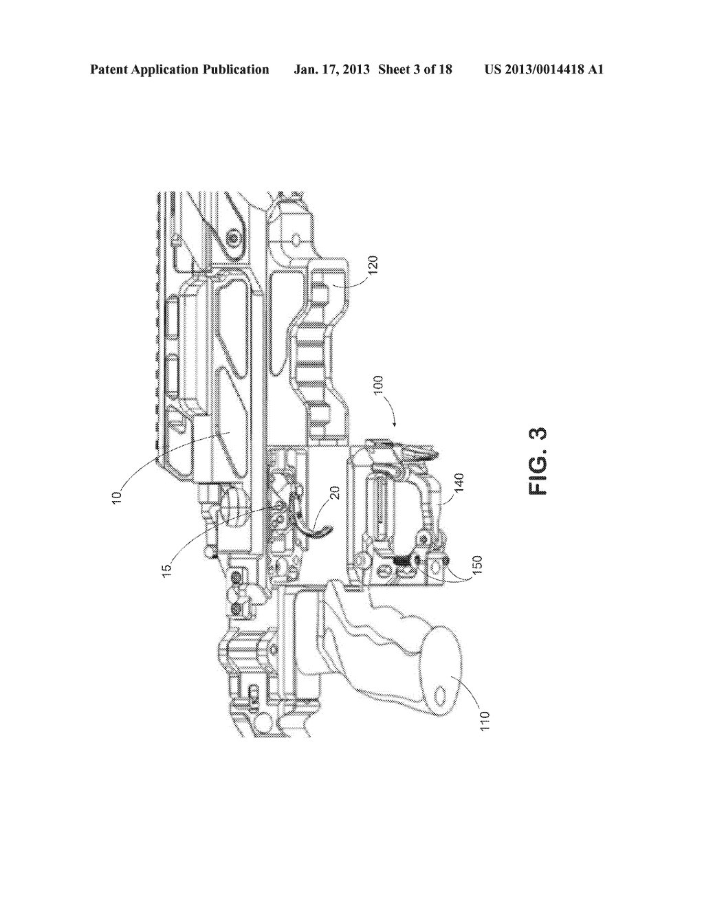 DETACHABLE CHASSIS BASE FOR RIFLE - diagram, schematic, and image 04