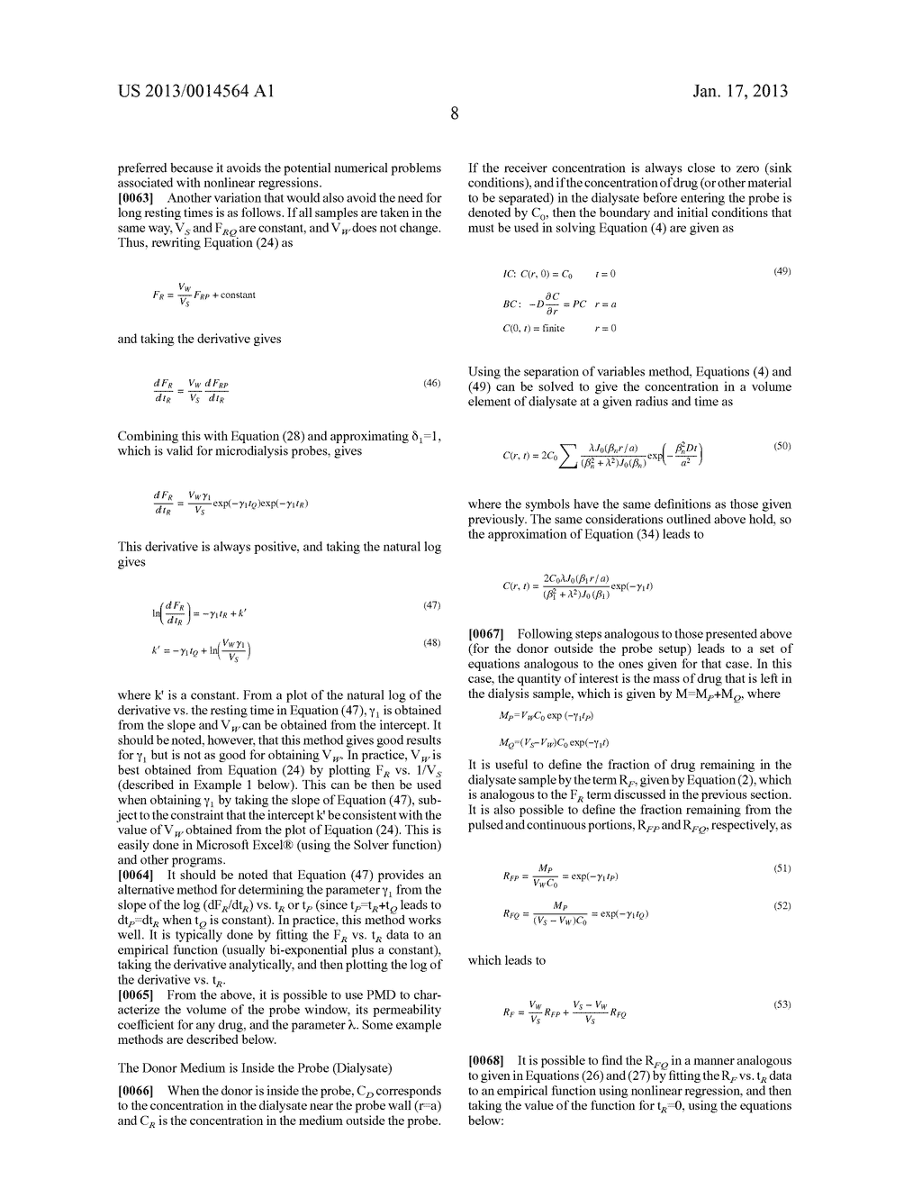 Method for use of microdialysis - diagram, schematic, and image 22