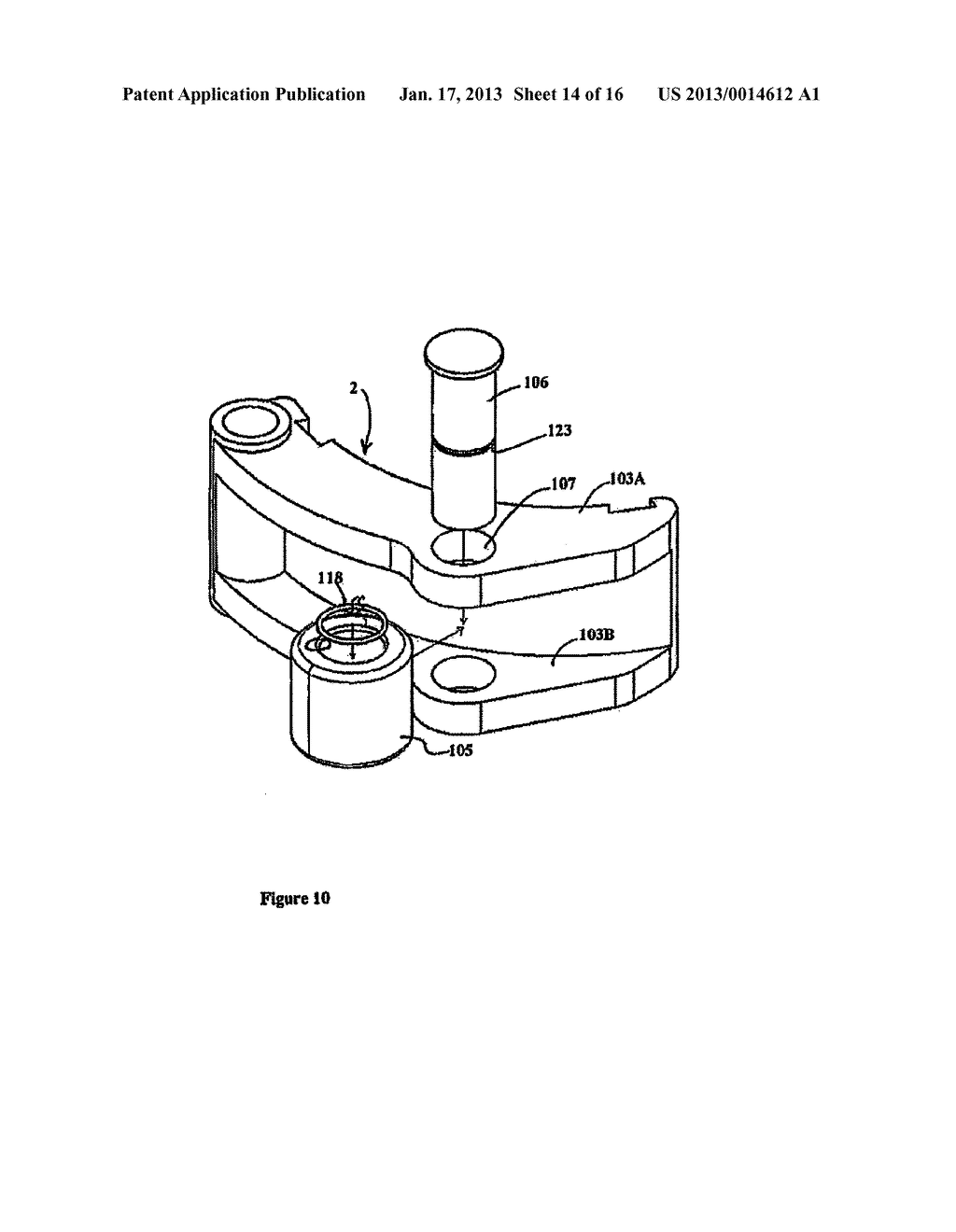 Internally Retained Jaw Roller Pin - diagram, schematic, and image 15