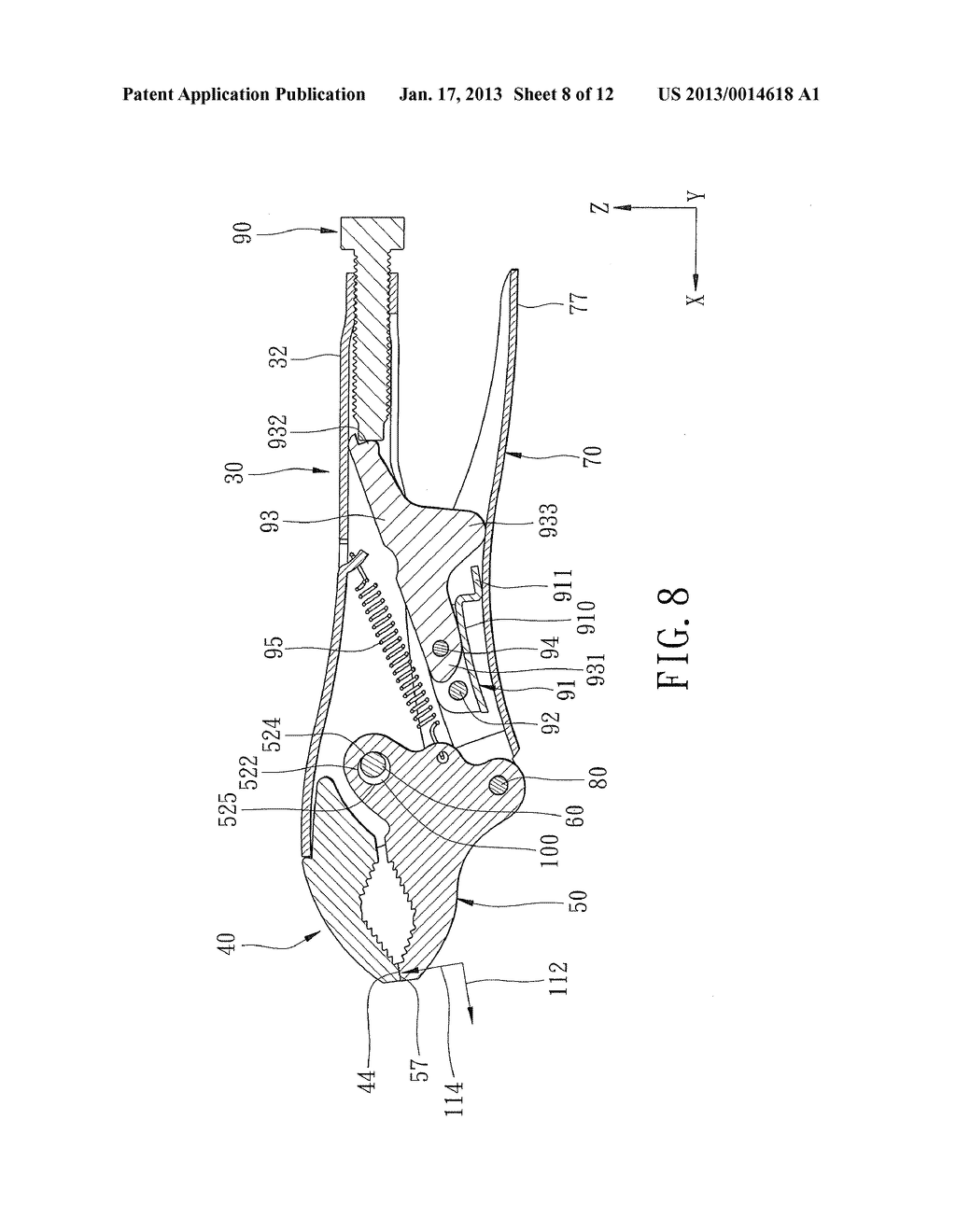 LOCKING PLIERSAANM WU; Ming-ChiehAACI Taichung CityAACO TWAAGP WU; Ming-Chieh Taichung City TW - diagram, schematic, and image 09