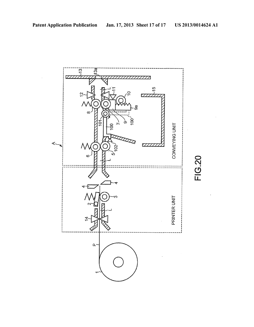 PAPER DISCHARGING APPARATUS, PAPER DISCHARGING METHOD, IMAGE FORMING     APPARATUS AND IMAGE FORMING METHODAANM Eoka; KenjiAACI SingaporeAACO SGAAGP Eoka; Kenji Singapore SGAANM Sanada; TsuyoshiAACI SingaporeAACO SGAAGP Sanada; Tsuyoshi Singapore SG - diagram, schematic, and image 18