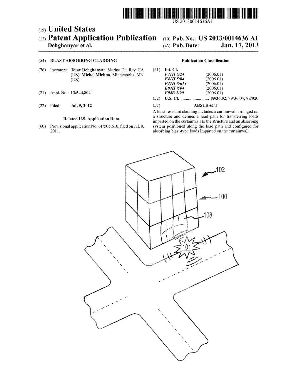 BLAST ABSORBING CLADDING - diagram, schematic, and image 01