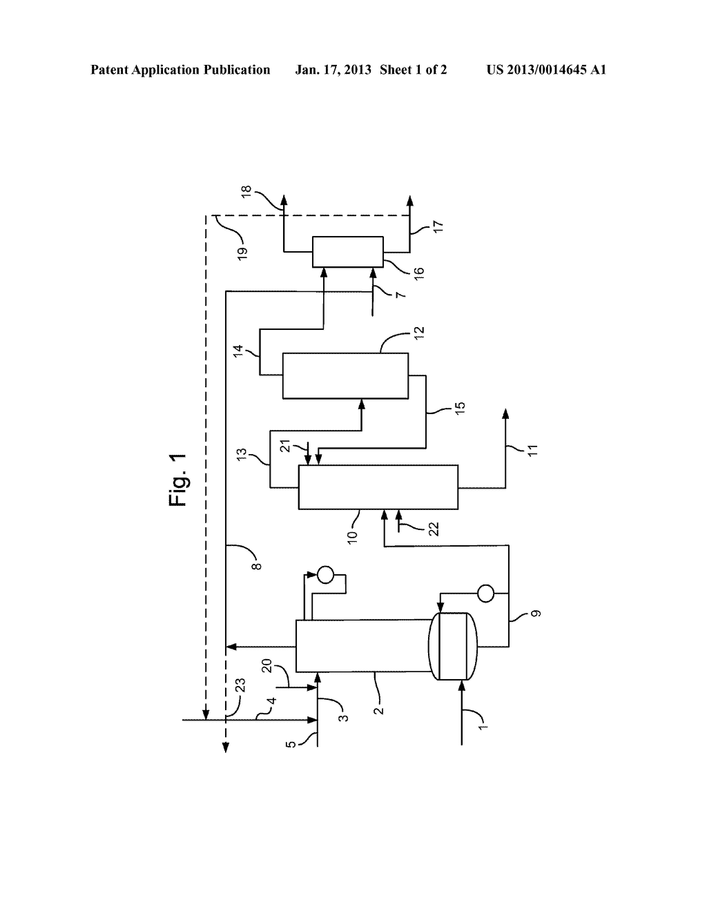 METHOD FOR REMOVAL OF ORGANIC COMPOUNDS FROM WASTE WATER STREAMS IN A     PROGRESS FOR PRODUCTION OF (METH)ACRYLIC ACID - diagram, schematic, and image 02