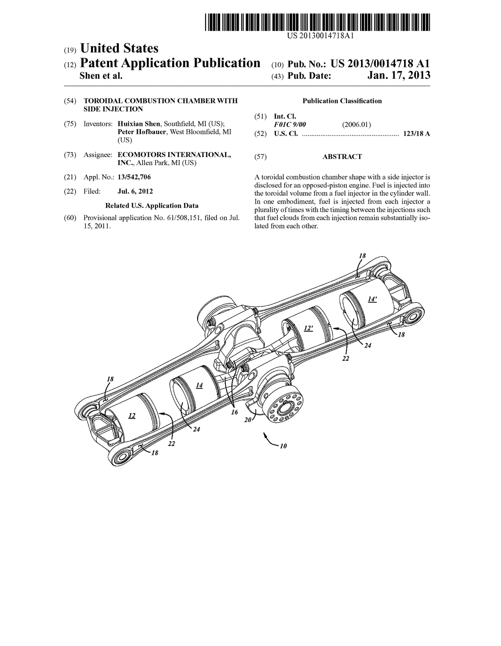 Toroidal Combustion Chamber With Side Injection - diagram, schematic, and image 01