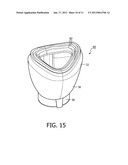 RESPIRATORY MASK WITH RIBBED CONTACTING SURFACE diagram and image