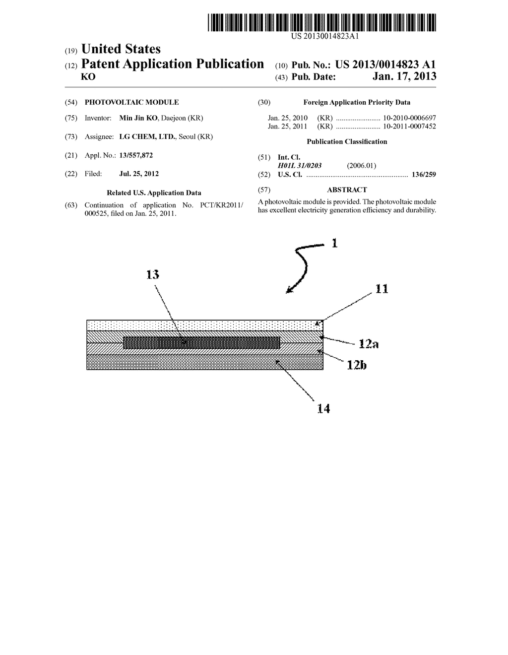 PHOTOVOLTAIC MODULE - diagram, schematic, and image 01