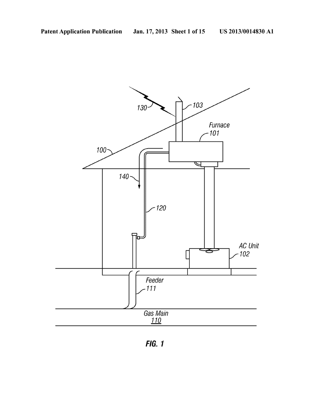 APPARATUS AND METHOD FOR DETECTION AND CESSATION OF UNINTEDNED GAS FLOW - diagram, schematic, and image 02