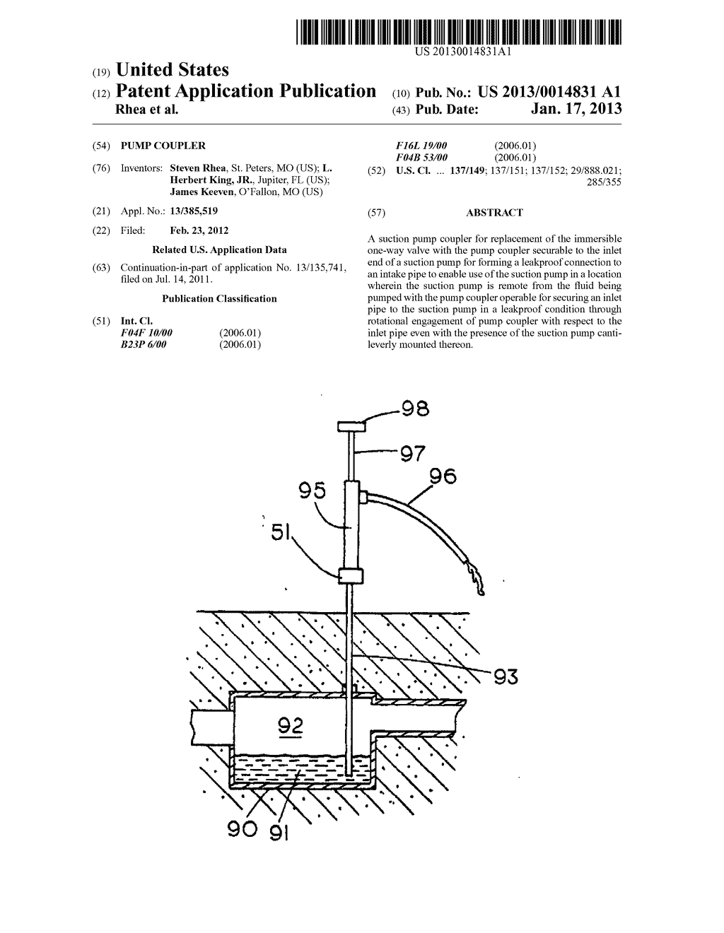 Pump coupler - diagram, schematic, and image 01