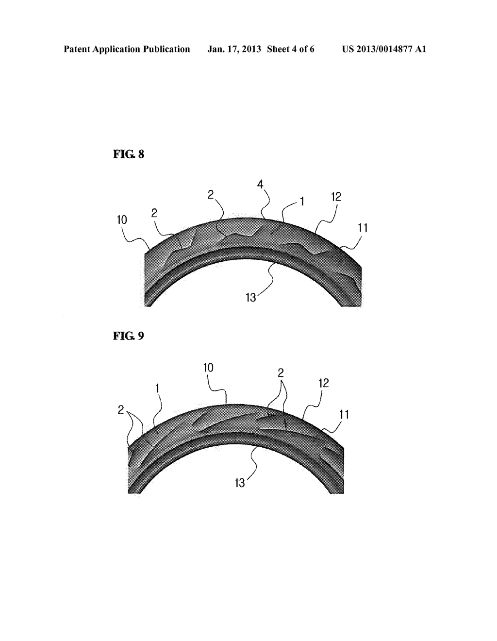 VEHICLE TIRE HAVING A SIDEWALL SECTION WITH A PLURALITY OF CURVED     PROTRUSIONSAANM AHN; Jae SungAACI SeoulAACO KRAAGP AHN; Jae Sung Seoul KRAANM Choi; Yoon JinAACI SeoulAACO KRAAGP Choi; Yoon Jin Seoul KR - diagram, schematic, and image 05