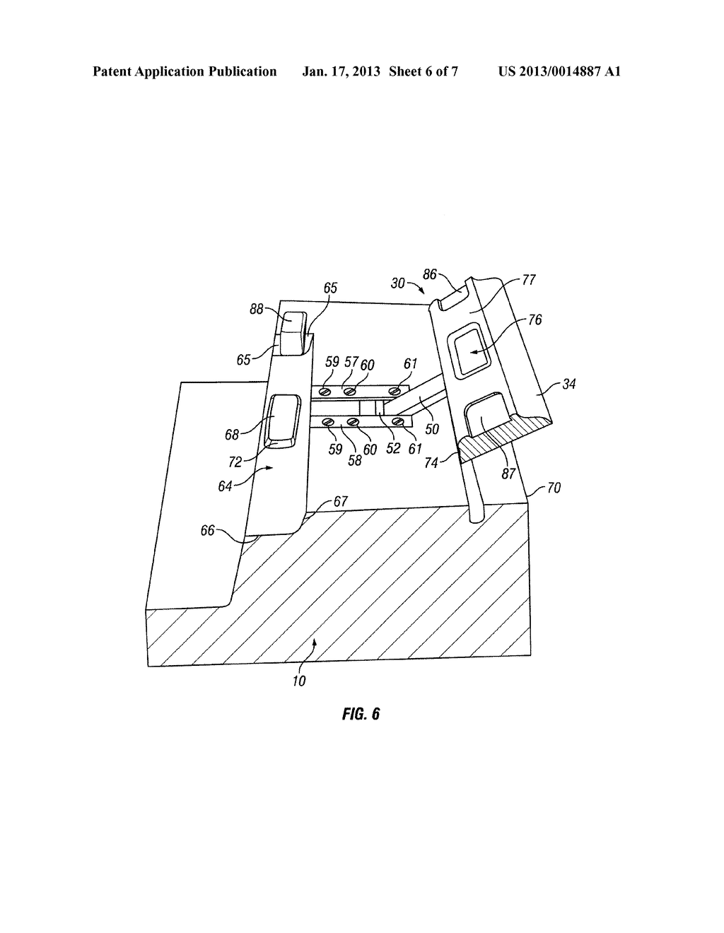 Swing Out Mold Insert Device On Lay Up Molds - diagram, schematic, and image 07