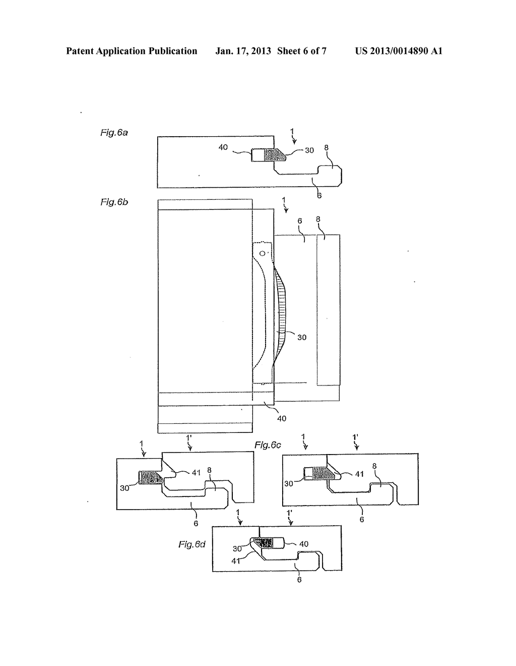 FLOORBOARD, SYSTEM AND METHOD FOR FORMING A FLOORING, AND A FLOORING     FORMED THEREOF - diagram, schematic, and image 07