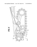 SNOWMOBILE HAVING FRONT TRACKS WITH BRAKES diagram and image