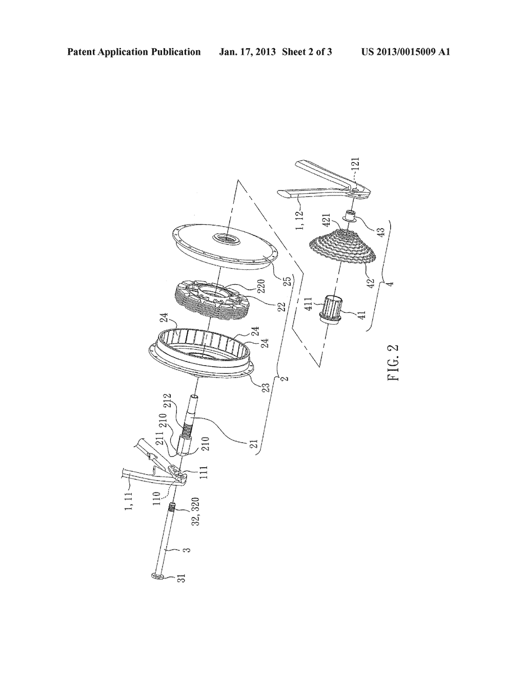 COMBINATION STRUCTURE OF BICYCLE FRAME AND MOTOR HUBAANM LIN; Sheng ShanAACI Tu Cheng CityAACO TWAAGP LIN; Sheng Shan Tu Cheng City TWAANM Yu; Yu ChiAACI Tu Cheng CityAACO TWAAGP Yu; Yu Chi Tu Cheng City TW - diagram, schematic, and image 03