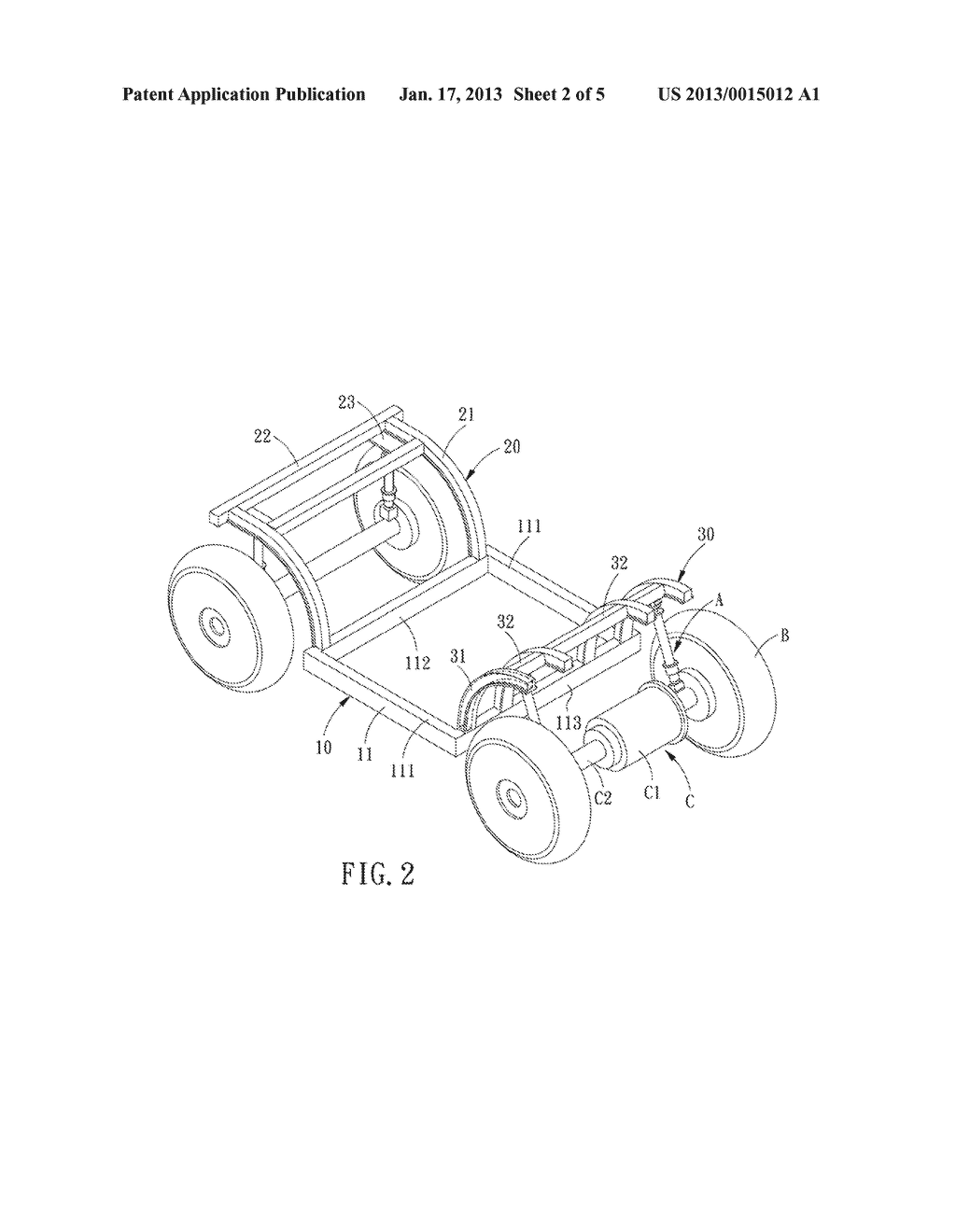 CHASSIS FOR AN ELECTRIC VEHICLEAANM WU; DONALD P.H.AACI Hsinchu CountyAACO TWAAGP WU; DONALD P.H. Hsinchu County TW - diagram, schematic, and image 03