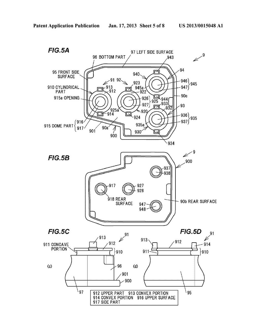 SWITCH PACKING AND ELECTRONIC KEY USING THE SAMEAANM SENZAKI; DaisukeAACI AichiAACO JPAAGP SENZAKI; Daisuke Aichi JP - diagram, schematic, and image 06