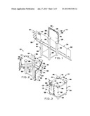 REUSABLE COVER WITH INTEGRATED FASTENERS FOR TRANSPORTING GOODS ON AN     INDUSTRIAL SHIPPING RACK diagram and image