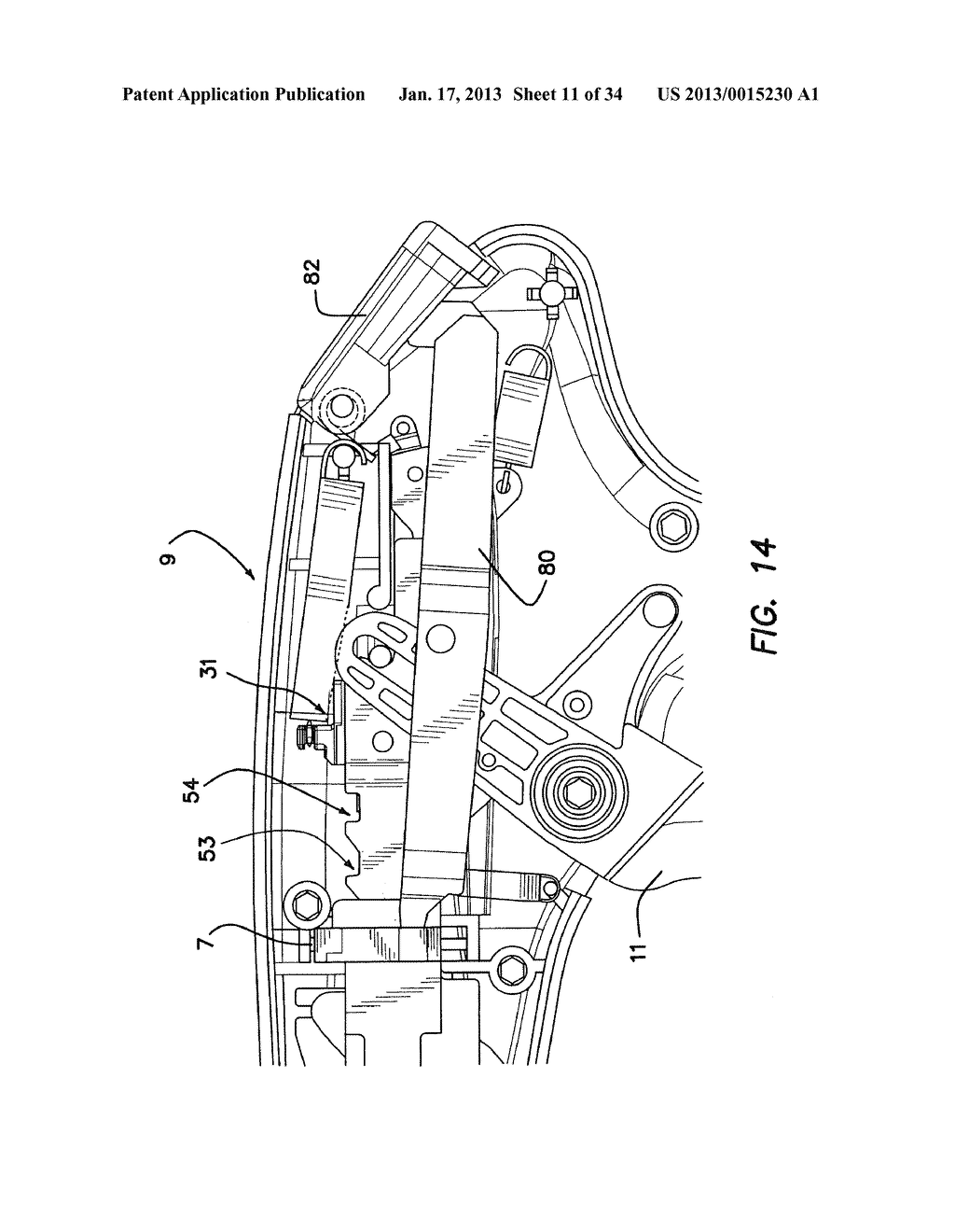 SURGICAL STAPLER WITH FIRING LOCK MECHANISM - diagram, schematic, and image 12