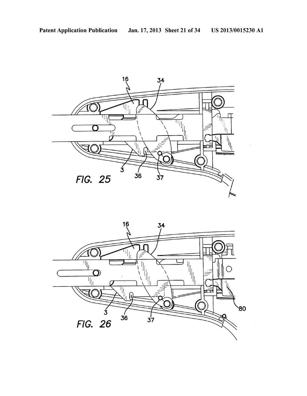 SURGICAL STAPLER WITH FIRING LOCK MECHANISM - diagram, schematic, and image 22