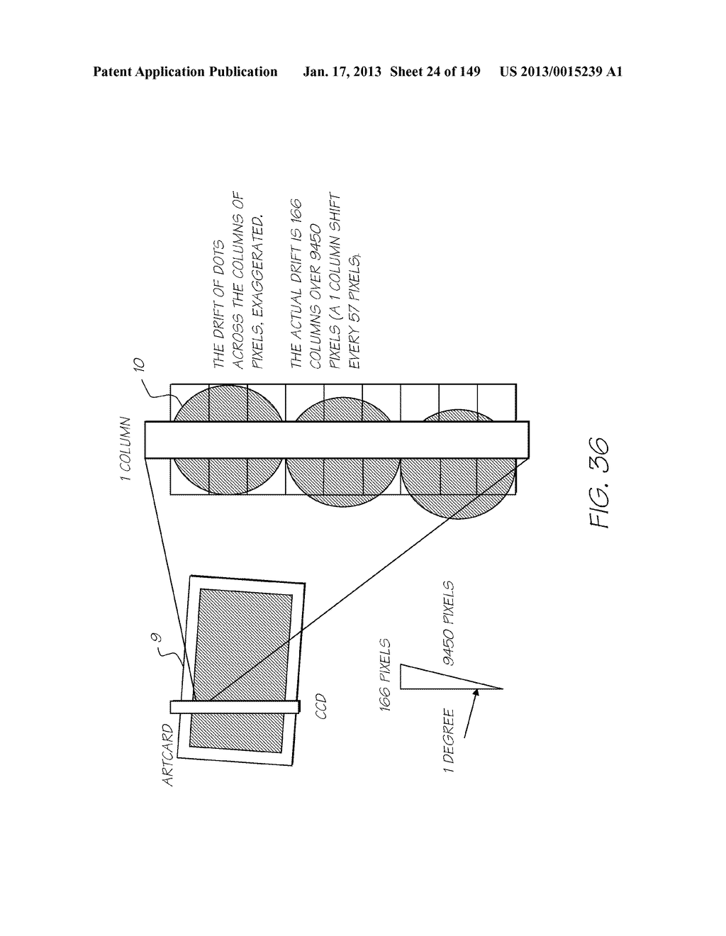 HANDHELD ELECTRONIC DEVICE WITH DUAL IMAGE SENSORS AND PROCESSOR FOR     DECODING IMAGED CODING PATTERN - diagram, schematic, and image 25