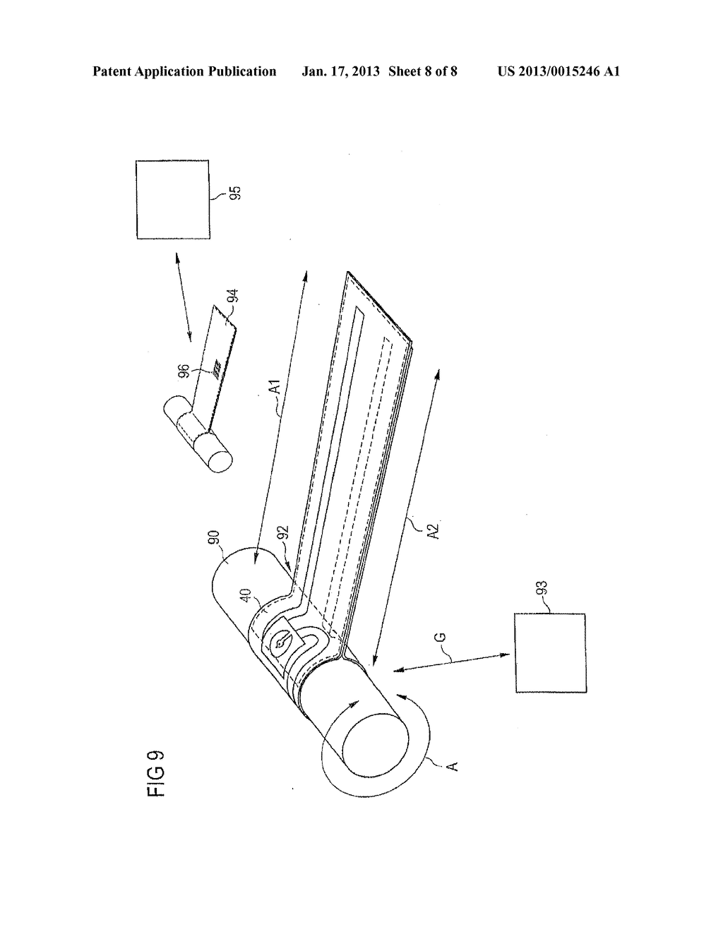 SECURITY TAG, ASSEMBLY HAVING A SECURITY TAG, AND METHOD FOR OPERATION OF     A SECURITY TAGAANM Galfe; GuentherAACI MuenchenAACO DEAAGP Galfe; Guenther Muenchen DEAANM Surkau; ReinhardAACI TraunsteinAACO DEAAGP Surkau; Reinhard Traunstein DEAANM Groetzner; RolandAACI UnterschleissheimAACO DEAAGP Groetzner; Roland Unterschleissheim DEAANM Schreiner; HelmutAACI MuenchenAACO DEAAGP Schreiner; Helmut Muenchen DEAANM Germann; ThomasAACI MuenchenAACO DEAAGP Germann; Thomas Muenchen DE - diagram, schematic, and image 09