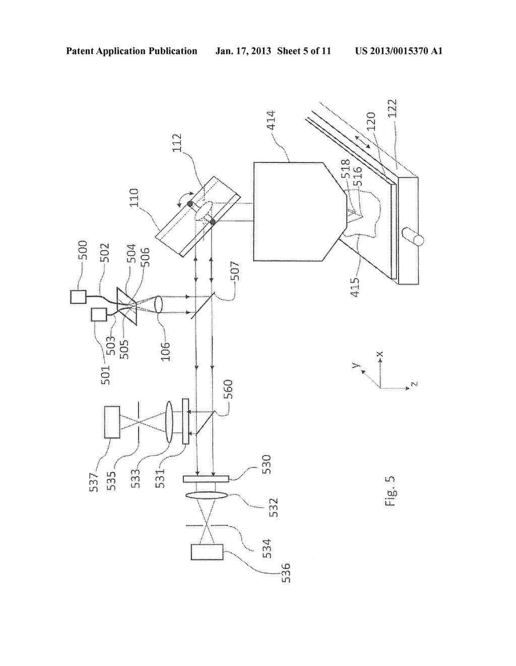 CONFOCAL FLUORESCENCE SLIDE SCANNER WITH PARALLEL DETECTION - diagram, schematic, and image 06