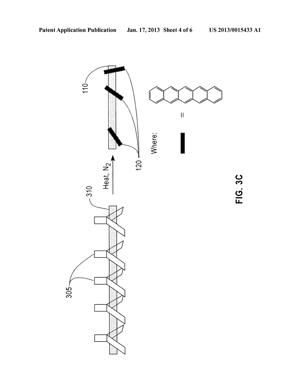 PENTACENE-CARBON NANOTUBE COMPOSITE, METHOD OF FORMING THE COMPOSITE, AND     SEMICONDUCTOR DEVICE INCLUDING THE COMPOSITE - diagram, schematic, and image 05