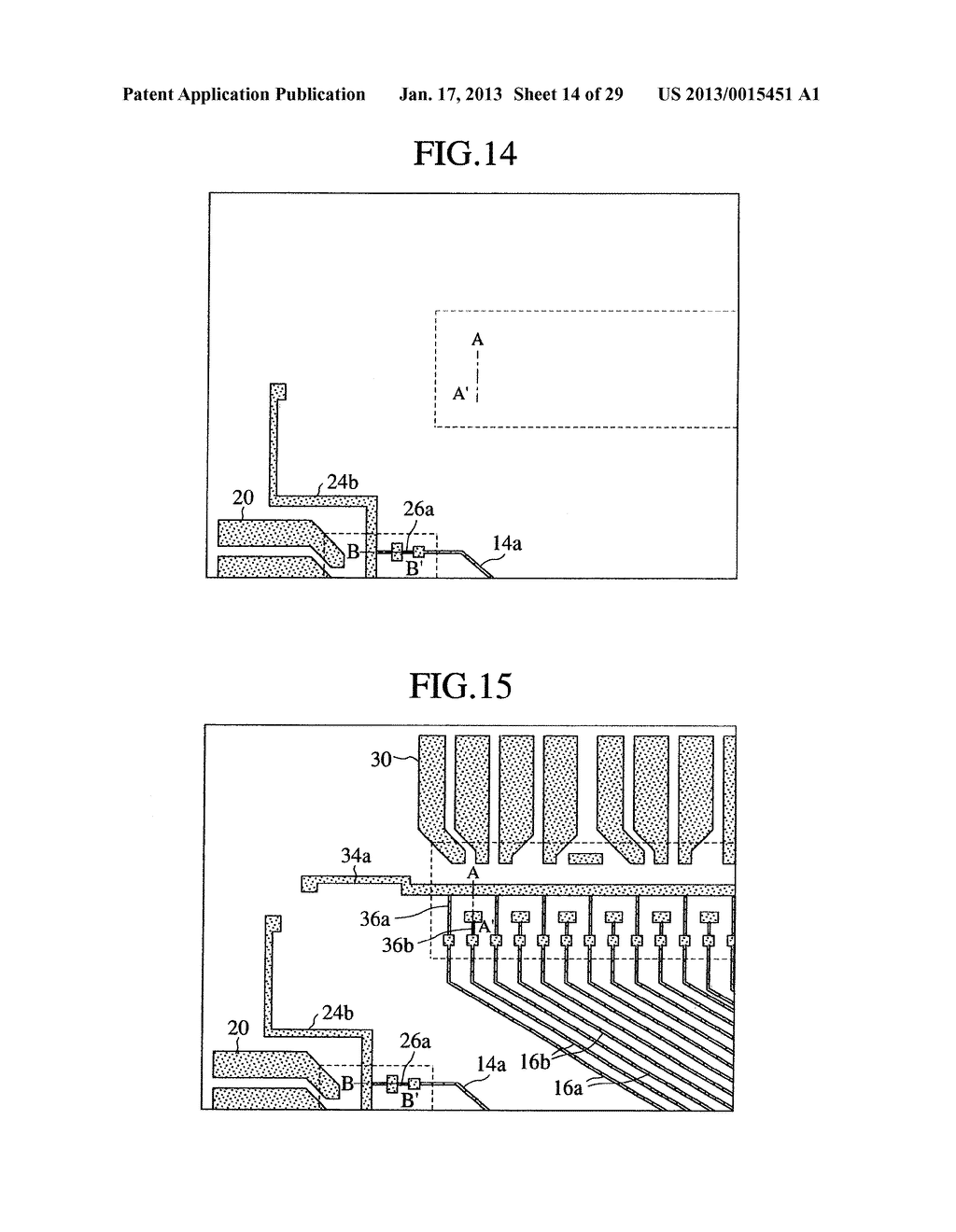 THIN FILM TRANSISTOR MATRIX DEVICE AND METHOD FOR FABRICATING THE SAME - diagram, schematic, and image 15