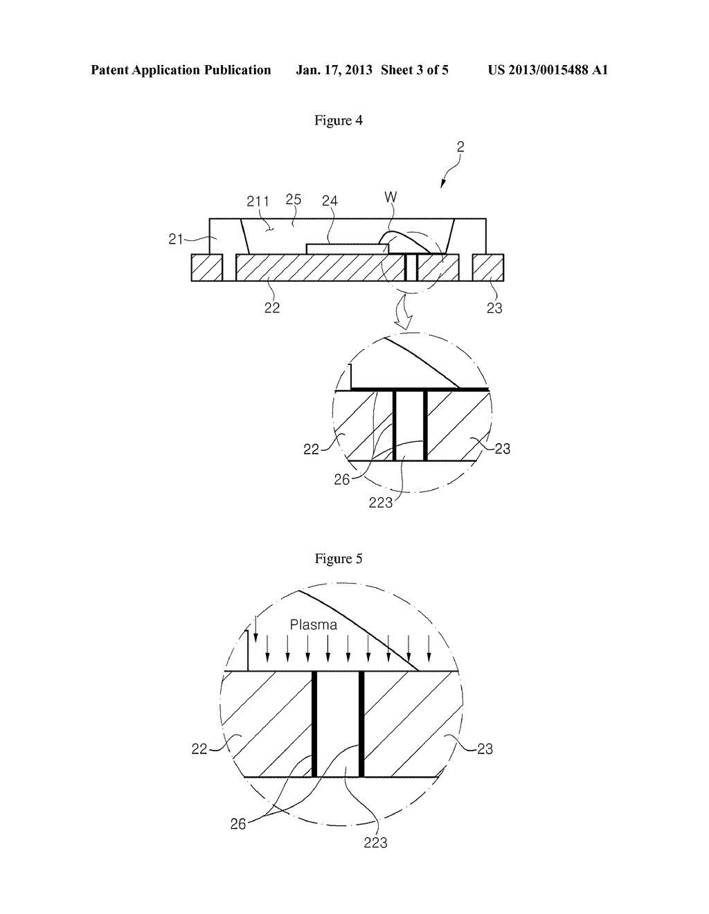 LIGHT EMITTING DIODE PACKAGE AND METHOD FOR FABRICATING THE SAMEAANM Yoon; Sun JinAACI Ansan-siAACO KRAAGP Yoon; Sun Jin Ansan-si KRAANM Oh; Kwang YongAACI Ansan-siAACO KRAAGP Oh; Kwang Yong Ansan-si KRAANM Bae; Yun JeongAACI Ansan-siAACO KRAAGP Bae; Yun Jeong Ansan-si KR - diagram, schematic, and image 04