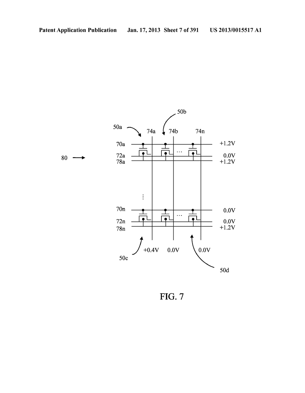 Semiconductor Memory Device Having Electrically Floating Body Transistor,     Semiconductor Memory Device Having Both Volatile and Non-Volatile     Functionality and Method of Operating - diagram, schematic, and image 08