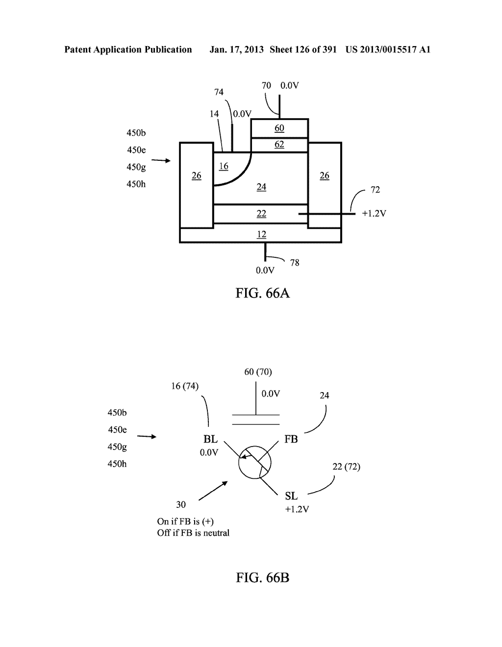 Semiconductor Memory Device Having Electrically Floating Body Transistor,     Semiconductor Memory Device Having Both Volatile and Non-Volatile     Functionality and Method of Operating - diagram, schematic, and image 127