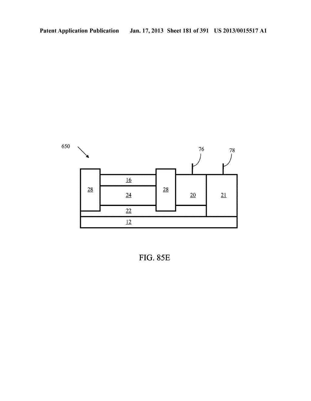 Semiconductor Memory Device Having Electrically Floating Body Transistor,     Semiconductor Memory Device Having Both Volatile and Non-Volatile     Functionality and Method of Operating - diagram, schematic, and image 182