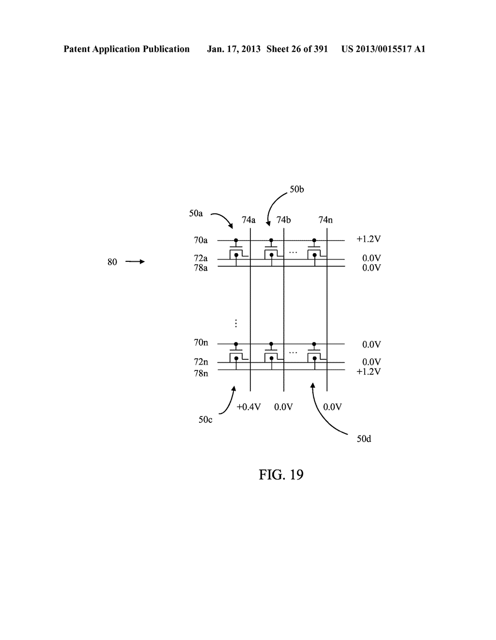 Semiconductor Memory Device Having Electrically Floating Body Transistor,     Semiconductor Memory Device Having Both Volatile and Non-Volatile     Functionality and Method of Operating - diagram, schematic, and image 27