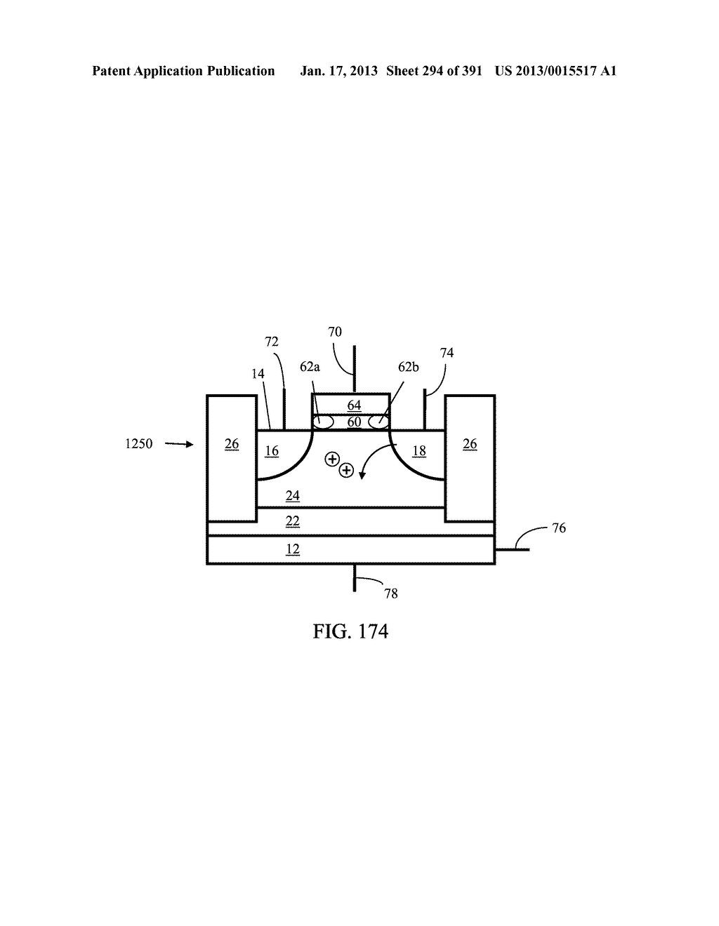 Semiconductor Memory Device Having Electrically Floating Body Transistor,     Semiconductor Memory Device Having Both Volatile and Non-Volatile     Functionality and Method of Operating - diagram, schematic, and image 295