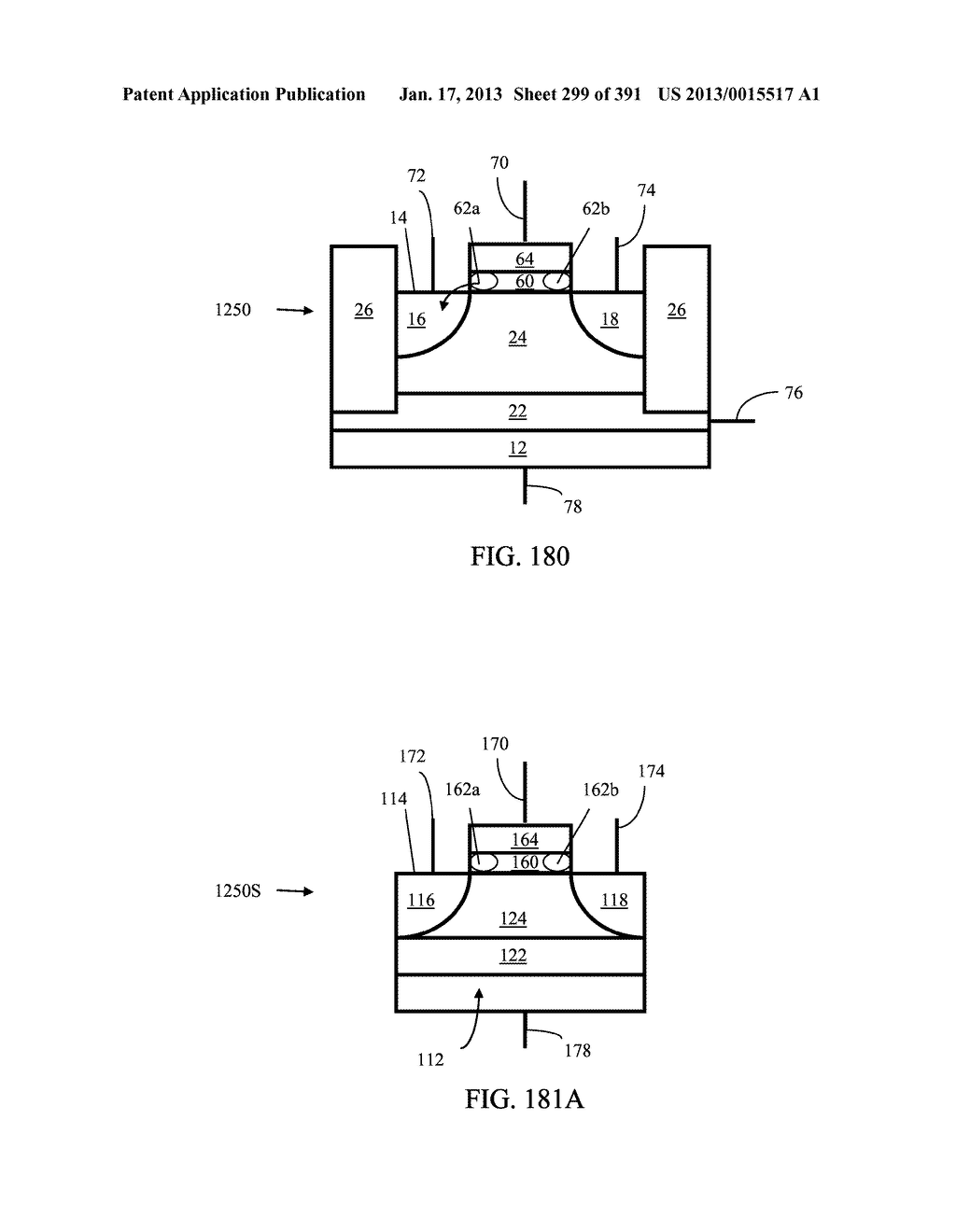 Semiconductor Memory Device Having Electrically Floating Body Transistor,     Semiconductor Memory Device Having Both Volatile and Non-Volatile     Functionality and Method of Operating - diagram, schematic, and image 300